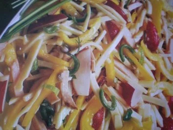 Rezept: Käsesalat mit Putenbrust Käsesalat mit Putenbrust - Rezept