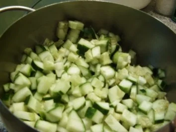 Rezept: Zuccini-Gurken-Relish Bild Nr. 3 Zuccini-Gurken-Relish - Rezept - Bild Nr. 3