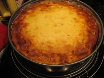 Rezept: Kuchen- Apfel quarkig auf Knusperboden Kuchen- Apfel quarkig auf Knusperboden - Rezept