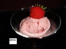 Erdbeer-Eis - Rezept