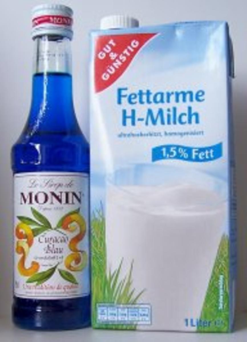Getränk: Milch für kleine Schlümpfe - Rezept - Bild Nr. 2
