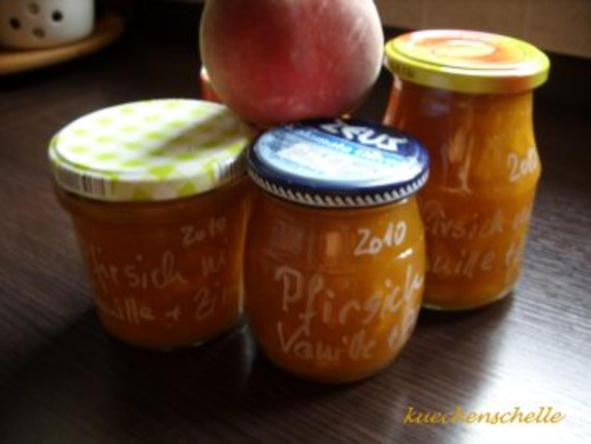 Konfitüre & Co:  Pfirsich mit Vanille und Zimt - Rezept