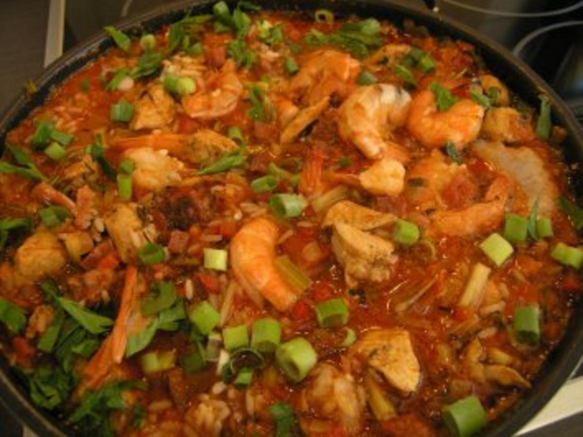 Jambalaya mit Hähnchen - Rezept mit Bild - kochbar.de