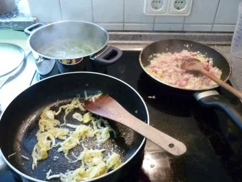 Rindersteak mit Speckbohnen und Salzkartoffeln - Rezept