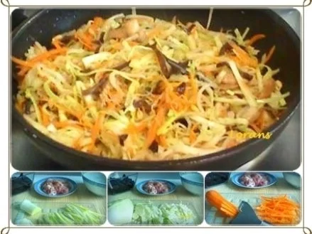 Asiatisch - Frühlingsrollen mit Hähnchenfleisch und Glasnudeln - Rezept - Bild Nr. 2