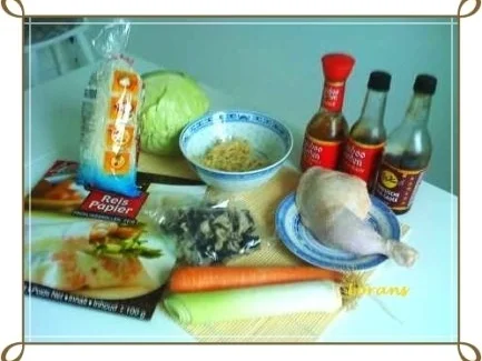 Asiatisch - Frühlingsrollen mit Hähnchenfleisch und Glasnudeln - Rezept - Bild Nr. 3