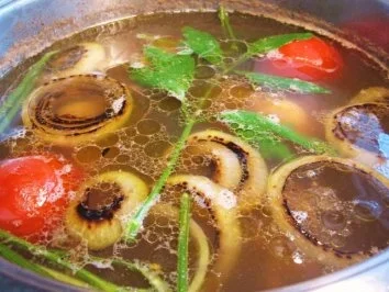 Rezept: Feine Brühe vom Ochsenschwanz ... Bild Nr. 5 Feine Brühe vom Ochsenschwanz ... - Rezept - Bild Nr. 5