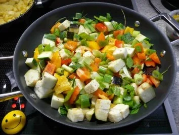 Pfannengerichte - ...und noch ´ne bunte Gemüse-Pfanne... - Rezept