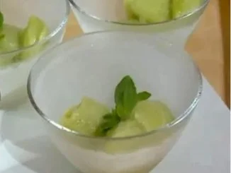 Rezept: Limettensorbet mit Basilikum Limettensorbet mit Basilikum - Rezept