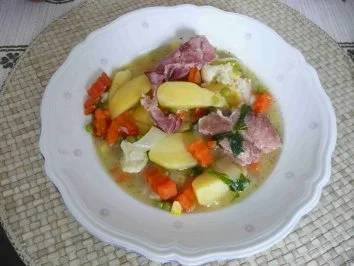 Resteverwertung : vom Minieinbein - Rezept