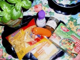 Italienischer Nudelauflauf mit einer Käse-Haselnussdecke - Rezept - Bild Nr. 2