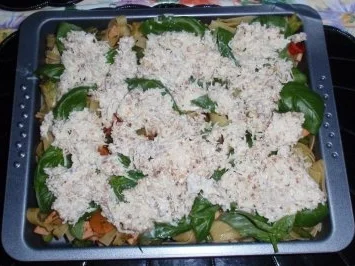 Italienischer Nudelauflauf mit einer Käse-Haselnussdecke - Rezept - Bild Nr. 9