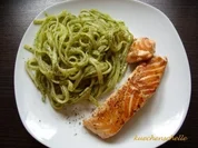 Pestonudeln mit Lachs - Rezept