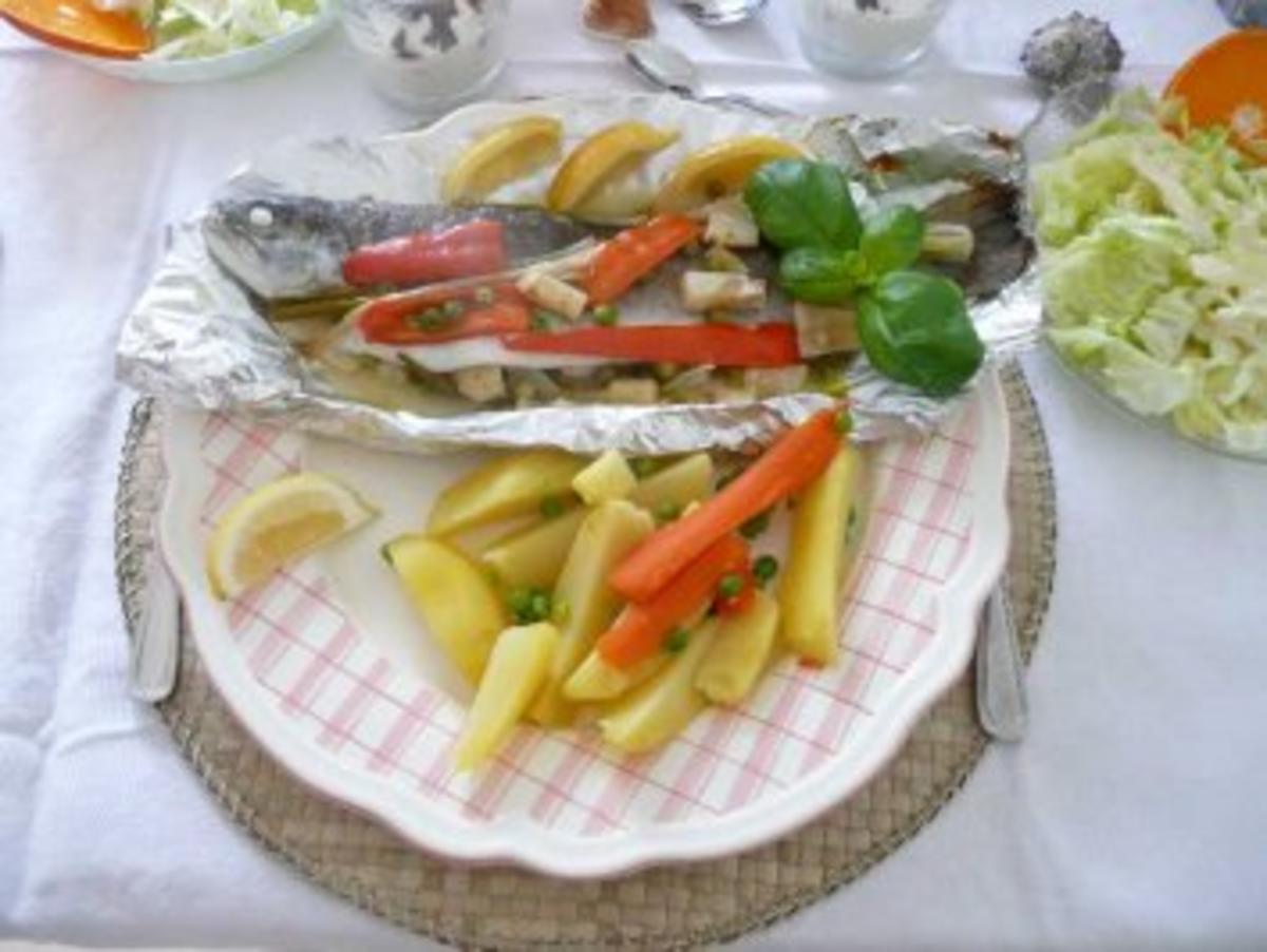 Fisch : Forelle in Folie - Rezept Von Einsendungen Forelle1962