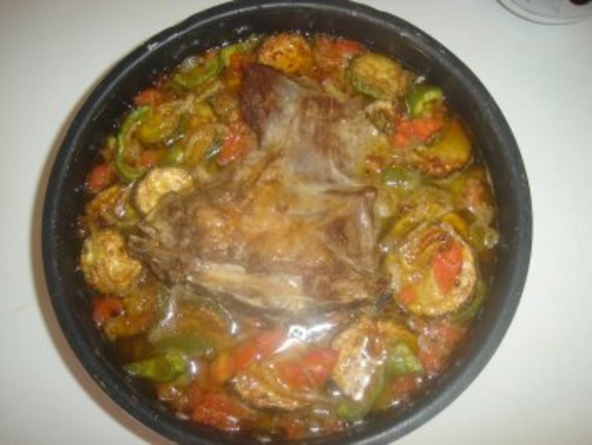 Fleisch in Gemüsebeet - Rezept - Bild Nr. 3