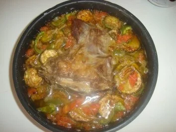 Fleisch in Gemüsebeet - Rezept - Bild Nr. 3