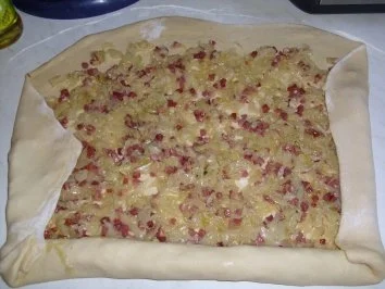 Rezept: Kuchen pikant...Krautstrudel mit Schinken Bild Nr. 5 Kuchen pikant...Krautstrudel mit Schinken - Rezept - Bild Nr. 5