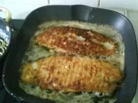 Rezept: Pangasiusfilet mit karamellisierten Zitronenschale, Kräutersoße und Kartoffelnüsse Bild Nr. 8 Pangasiusfilet mit karamellisierten Zitronenschale, Kräutersoße und Kartoffelnüsse - Rezept - Bild Nr. 8