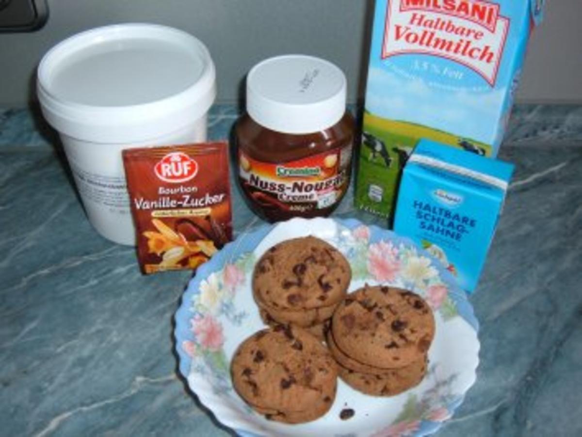 Eis - Milch - Sahne - Cookies - Rezept - Bild Nr. 2