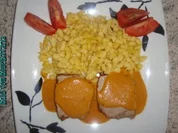 Fleischgerichte: Kalbsbraten mit Wacholderrahmsoße - Rezept