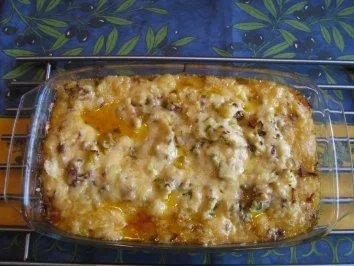 Rezept: Auflauf : Püree-Porree-Hack Bild Nr. 2 Auflauf : Püree-Porree-Hack - Rezept - Bild Nr. 2