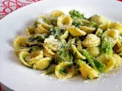 Orechiette mit Seeteufel und Spinatsoße - Rezept