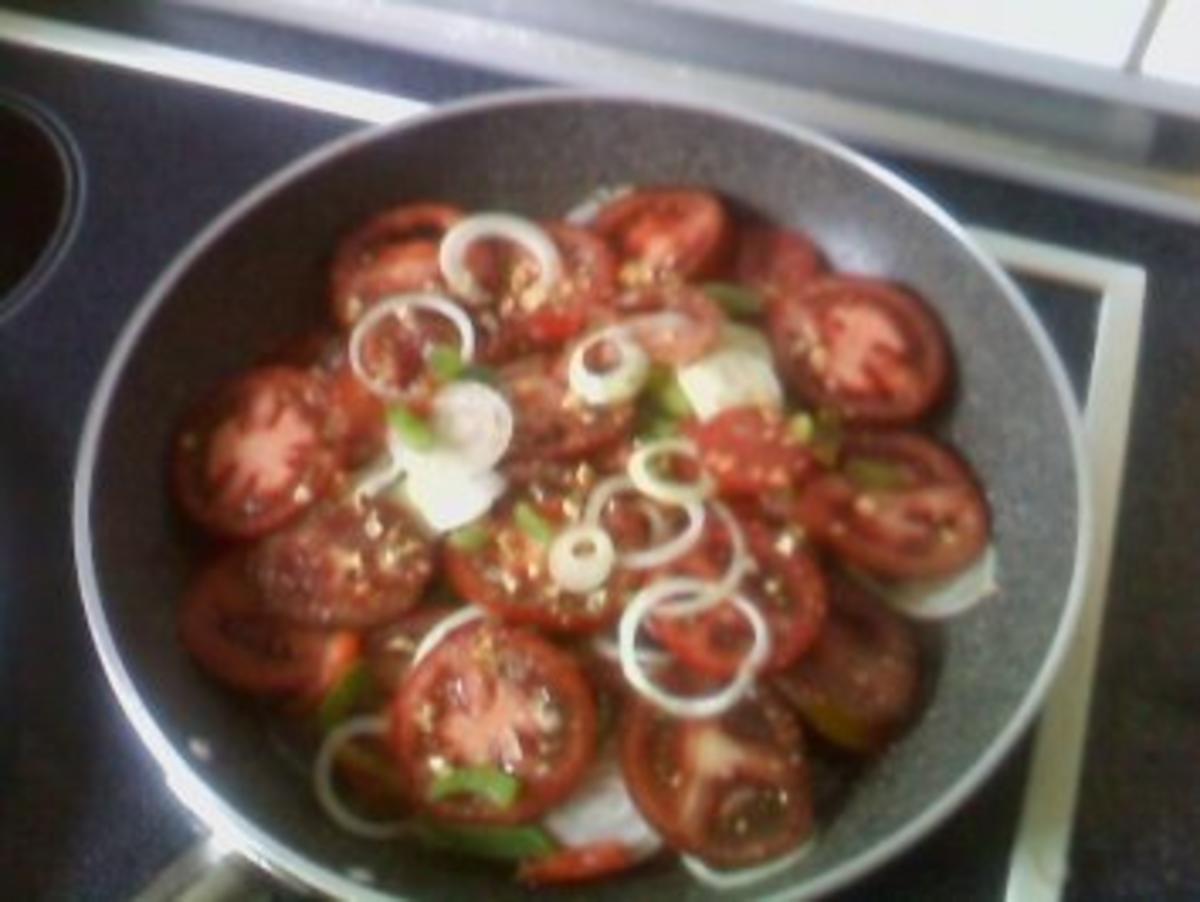 T-Bonesteak auf Tomaten-Zwiebelbett - Rezept - Bild Nr. 4