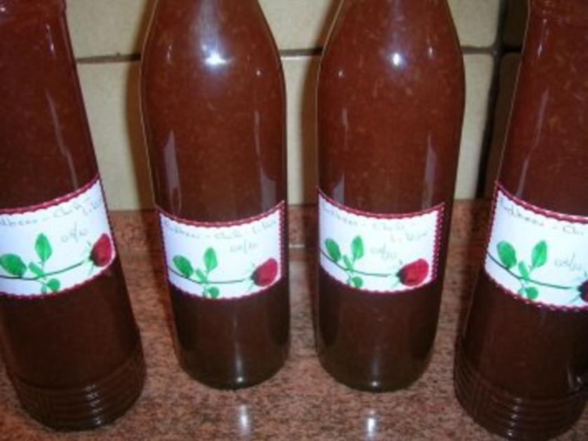 Erdbeer Chili Likör ein total leckeres Verdauungsschnäpschen - einfach ...