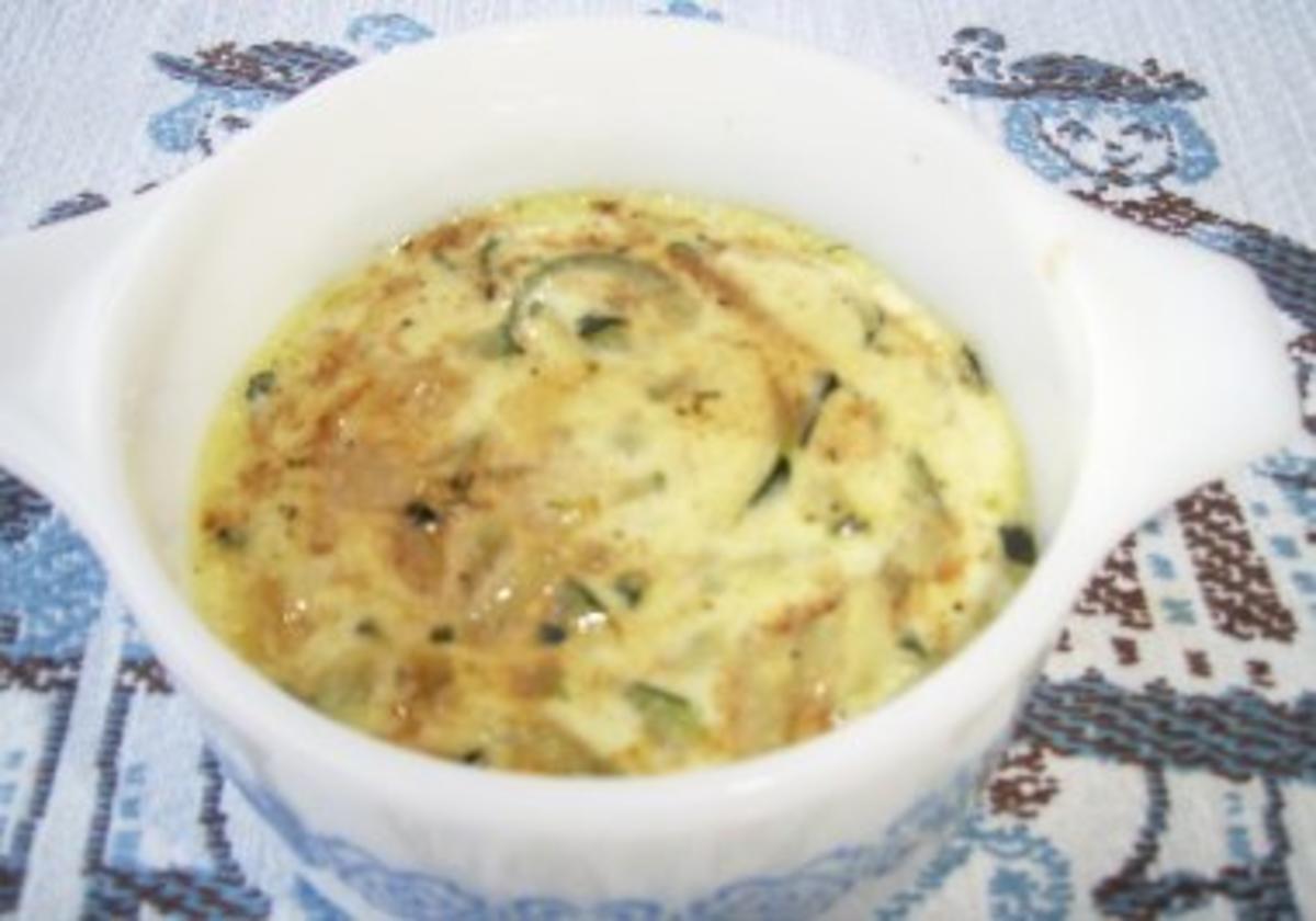 Bilder für Zucchiniflan mit Zucchini und Butter - Rezept