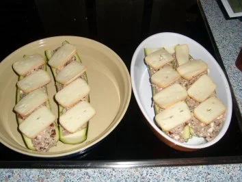 Rezept: Gefüllte Zucchini Bild Nr. 4 Gefüllte Zucchini - Rezept - Bild Nr. 4