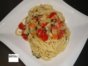 Rezept: Sommerspaghetti Bild Nr. 5 Sommerspaghetti - Rezept - Bild Nr. 5