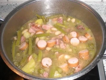 Rezept: Bohnentopf grün weiß Bild Nr. 5 Bohnentopf grün weiß - Rezept - Bild Nr. 5