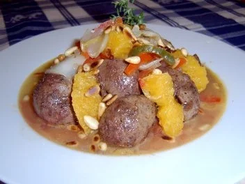 Lammnierchen auf einem Salat- Gemüsebett - Rezept