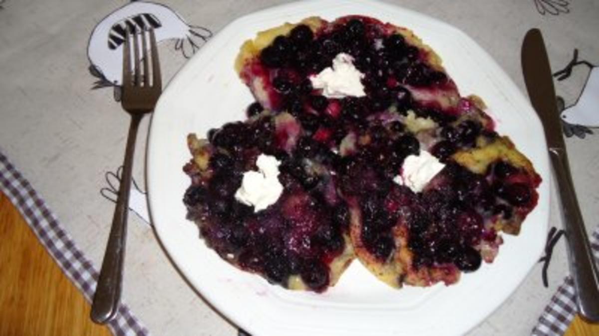 Heidelbeer-Pfannkuchen - Rezept von birgit456