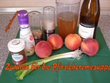 Pikante Pfirsichcremesuppe - Rezept - Bild Nr. 2