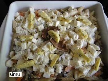 Nudelauflauf mit Feta - Rezept - Bild Nr. 5