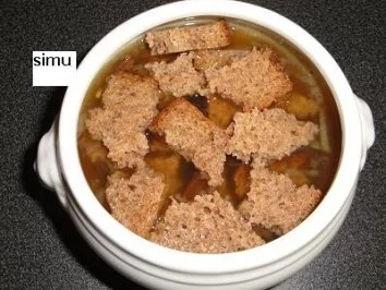 Rezept: Bern-friburgische Zwiebelsuppe Bild Nr. 4 Bern-friburgische Zwiebelsuppe - Rezept - Bild Nr. 4