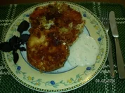 Sternzucchini und grüne paniert mit Dip - Rezept