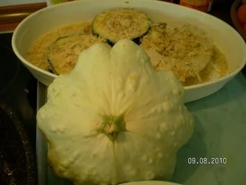 Sternzucchini und grüne paniert mit Dip - Rezept - Bild Nr. 2