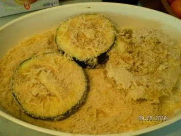 Sternzucchini und grüne paniert mit Dip - Rezept - Bild Nr. 3