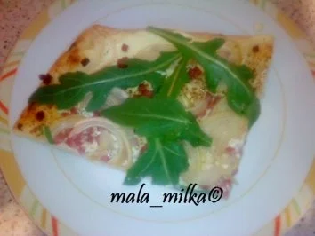 Flammkuchen mit Rucola - Rezept - Bild Nr. 11