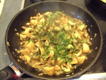 Rezept: Gebratene Champignons Bild Nr. 6 Gebratene Champignons - Rezept - Bild Nr. 6