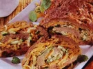 Hackfleischrolle mit Gemüse - Rezept
