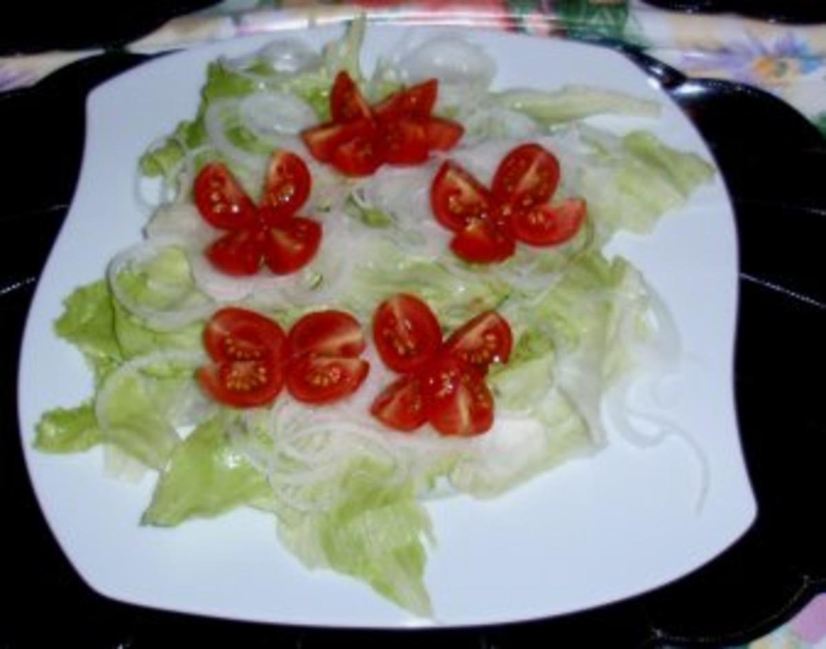 Gute-Laune-Sommersalat mit Garnelenspießchen - Rezept - Bild Nr. 4