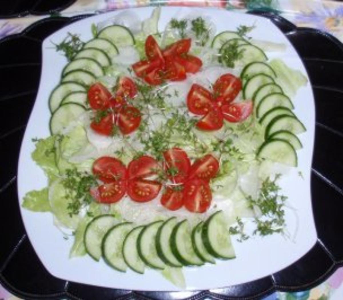 Gute-Laune-Sommersalat mit Garnelenspießchen - Rezept - Bild Nr. 5