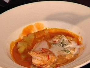 Trio von Schmorgurke in pikanter Soße und gratinierte Garnelen - Rezept - Bild Nr. 9