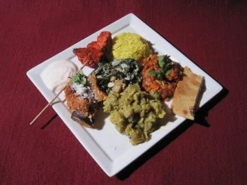 Indische Festtagsplatte - Rezept