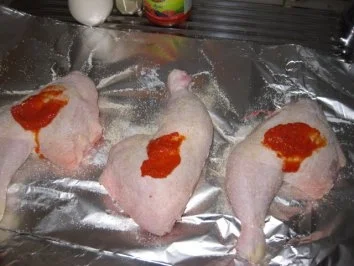 Hähnchenschenkel in einer bunten Gemüsepfütze  ;-))) - Rezept - Bild Nr. 2