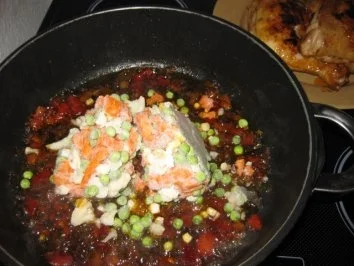 Hähnchenschenkel in einer bunten Gemüsepfütze  ;-))) - Rezept - Bild Nr. 5