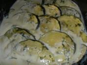 Gemüse:    ZUCCHINIGRATIN - Rezept